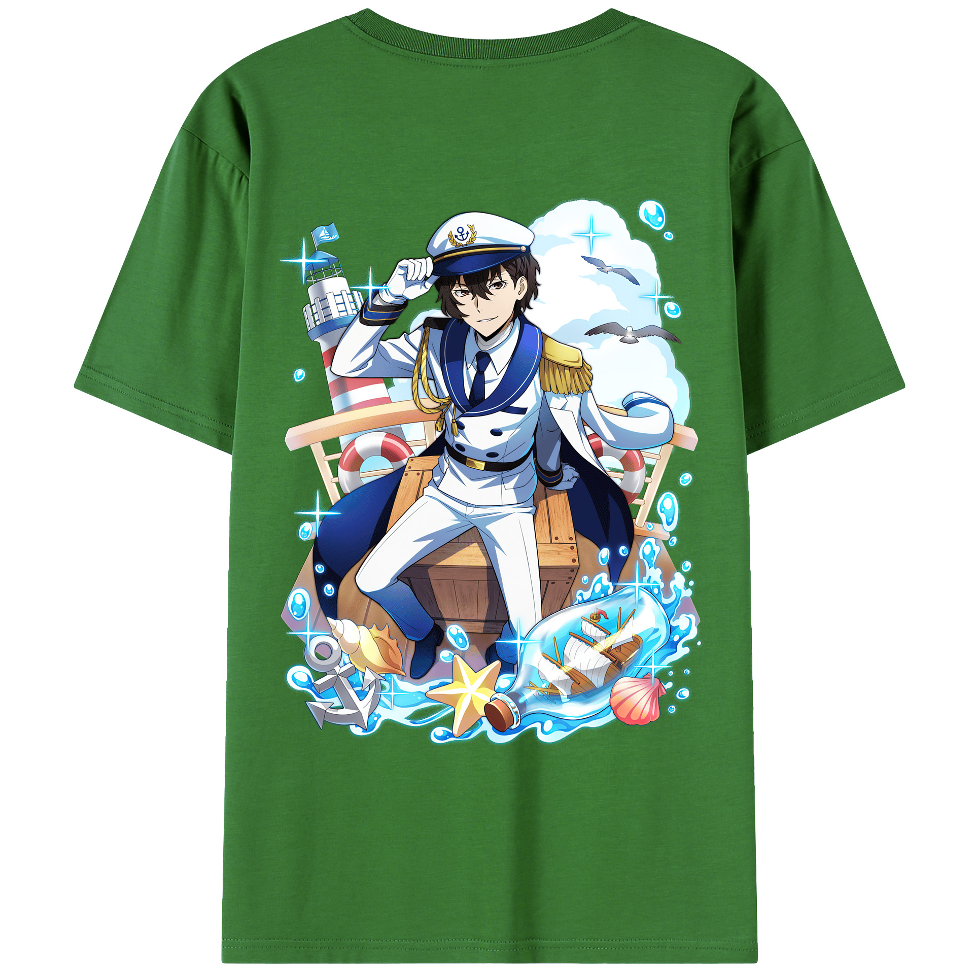 （画像用） 文豪ストレイドッグス Bungo Stray Dogs レディース半袖Tシャツ(バックプリント)